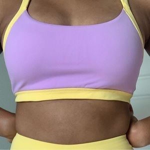 MESHKI, Medium, Lilac/Yellow